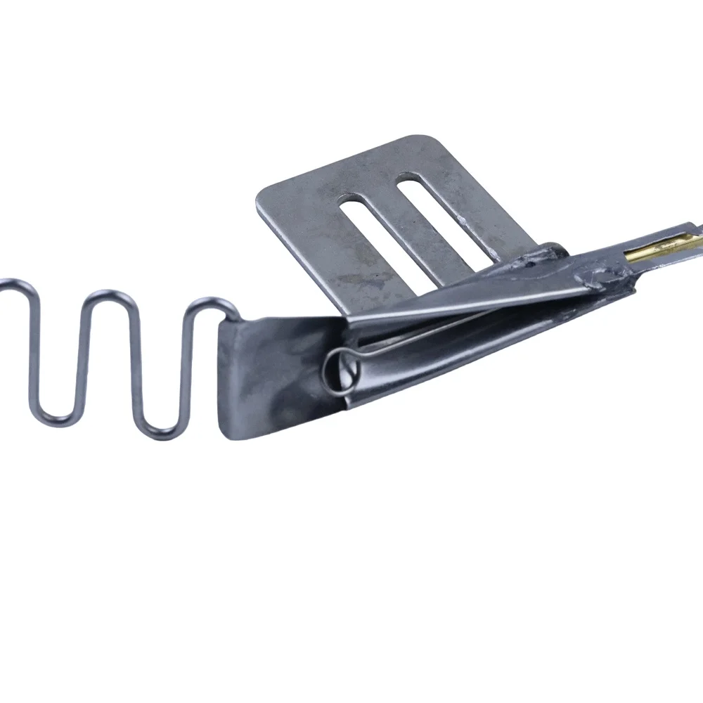 Spaghetti Folder Makes Tube String Spaghetti Attachment for Industrial Overlock Sewing MachineHidden Thread Turn Over Draw Tube