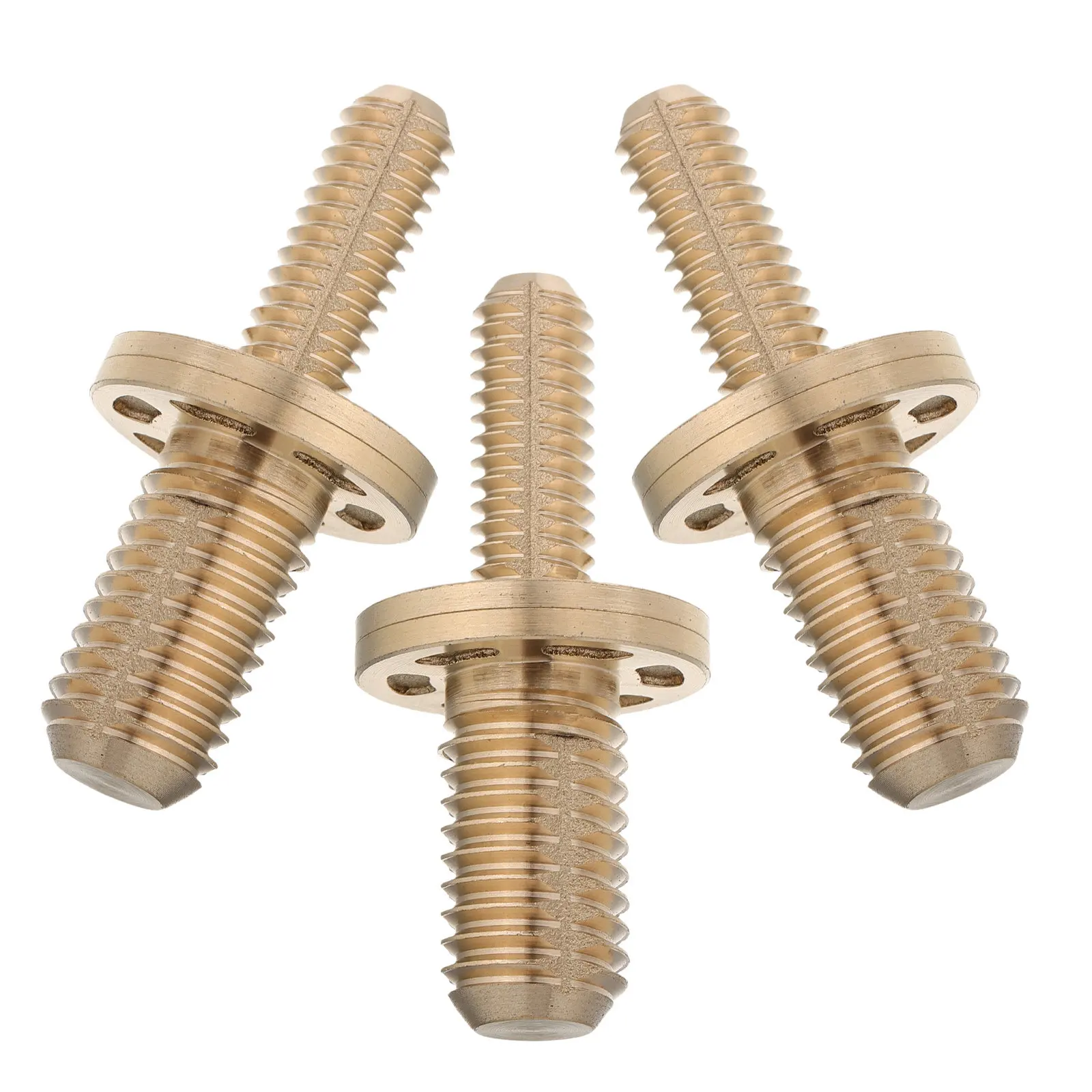 

3Pcs Brass Billiard Cue Screws Joint Connectors Pool Cue Extension Tip Replacement Billiard Accessory Tip Screw Replacement
