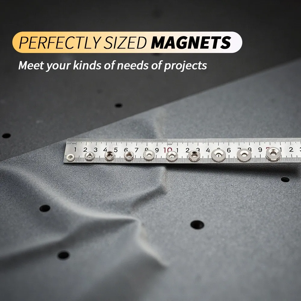 10x3-3 12x3-4 15x3-5mm Round Super Strong Neodymium Magnet with holes N35 Powerful Magnetic NdfeB Permanent Refrigerator Magnet
