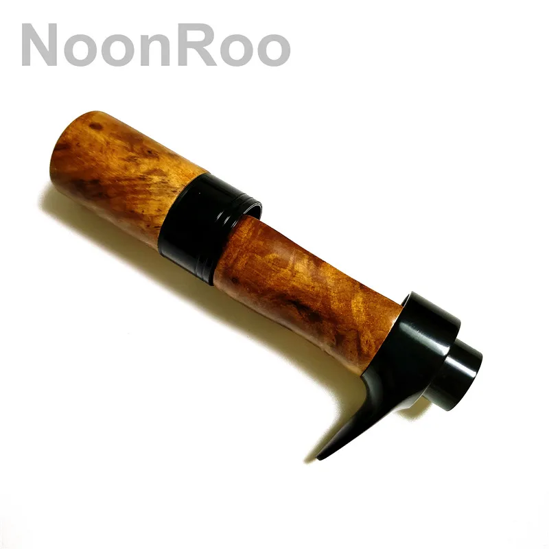 NooNRoo Burl Wood Casting Reel Seat with Wood Nut, Fishing Rod Repair, DIY Rod Building