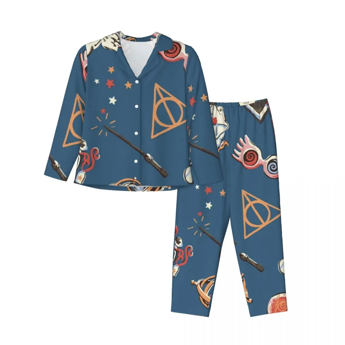 Harry Potter Women Pajamas 2 Pieces Set Loungewear pyjama pour femme