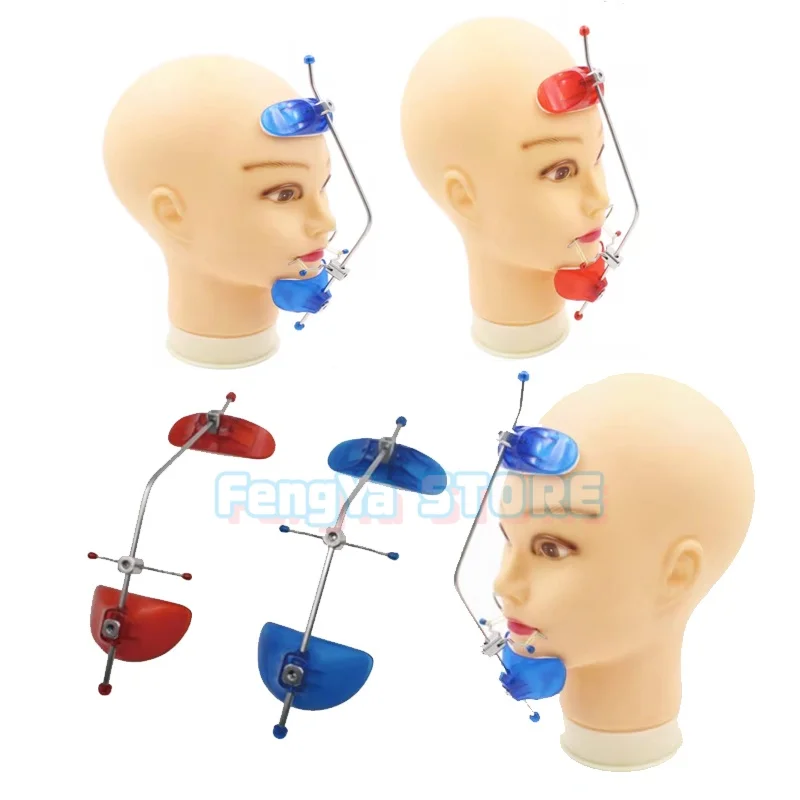 1Pcs Adjustable Dental Orthodontic Single Pole Face Mask Forward Pull Head Cap Underbite Correction Headgear