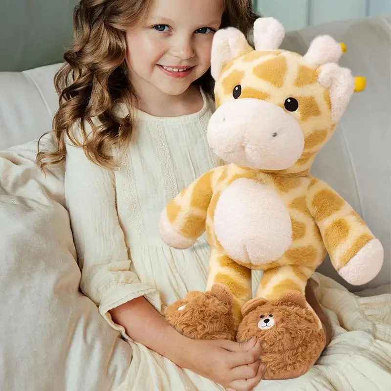 

Baby Stuffed Animals Cute Giraffe Plush 50cm Cuddly Comforting Companion Plush Collectible Doll Birthday Party Supplies For Kids