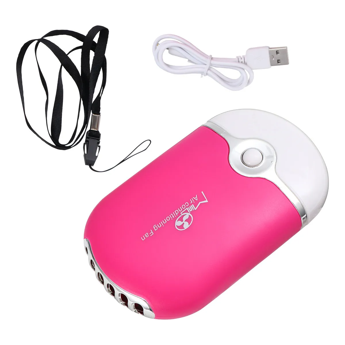 USB Mini Fan Rose Red Mini USB Fan Air Conditioning Quick Dry for Eyelash Extension Durable Safe Air Conditioning