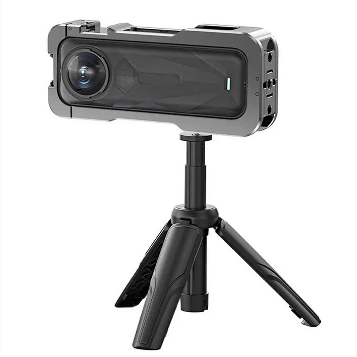 Goodprice Protective Frame Cage for Insta360 X5 with Cold Shoe Mount Housing Case for Insta 360 X5 Camera Accessories