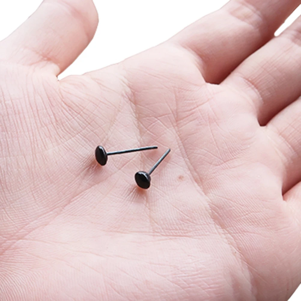 

Black 3Mm Plastic Safety Eyes For Diy Crafts Black Safety Eyes Projects Handmade Decoration Kids School Art