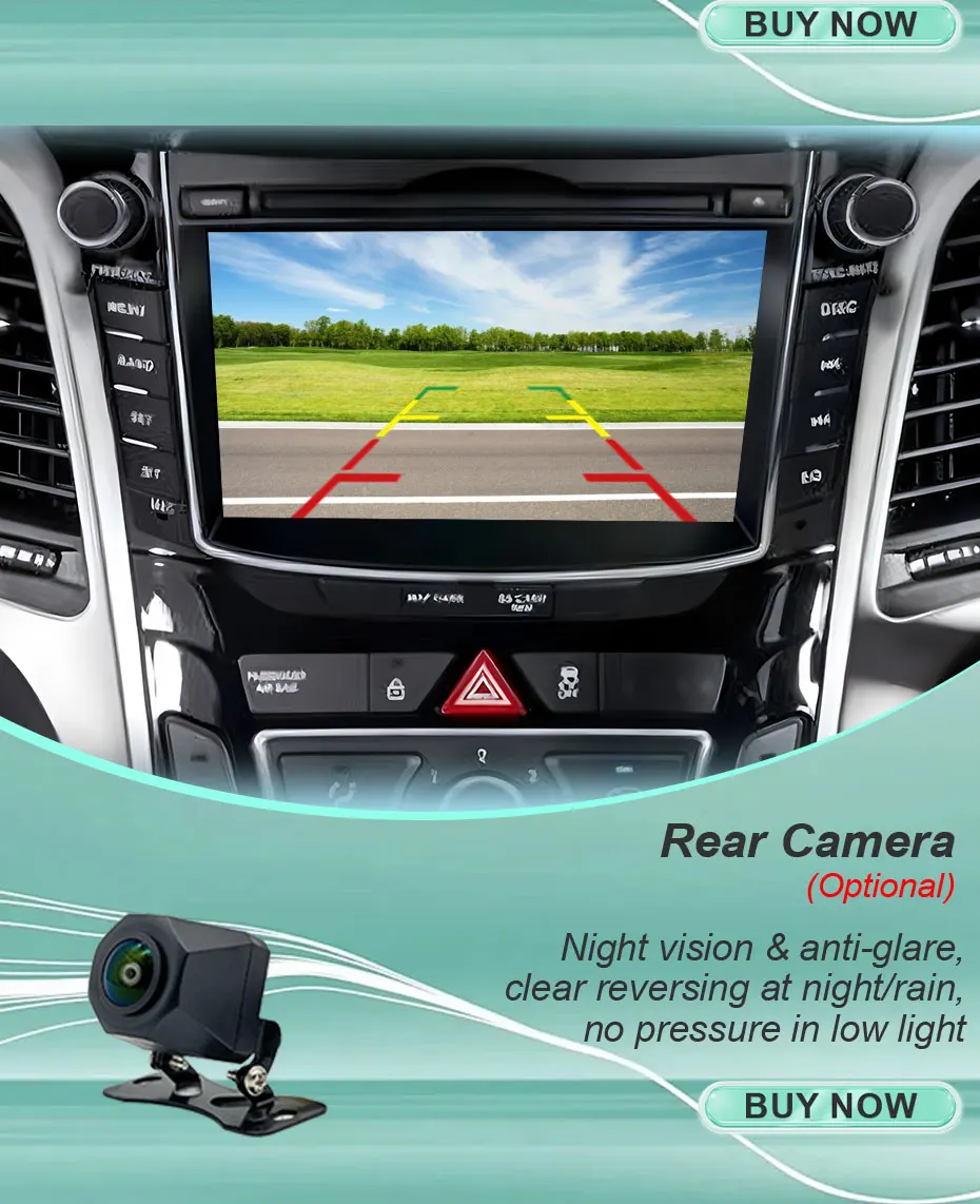 7-Zoll Android Autoradio für Hyundai Solaris Accent Verna 2010-2016 Kabelloses CarPlay Android Auto GPS WLAN BT FM Touchscreen Stereo – Detail 16