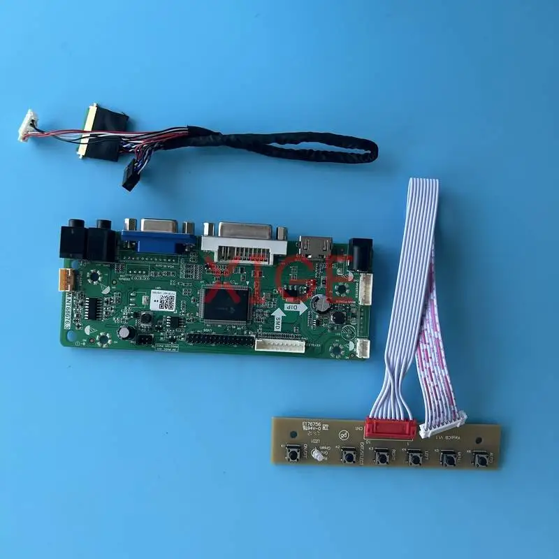 

Для CLAA133WA01 CLAA133WB01A B133XW07 B133XTN01 Комплект платы управления для ноутбука, дисплей LVDS 40-контактный 1366*768 VGA DVI HDMI 1366x768