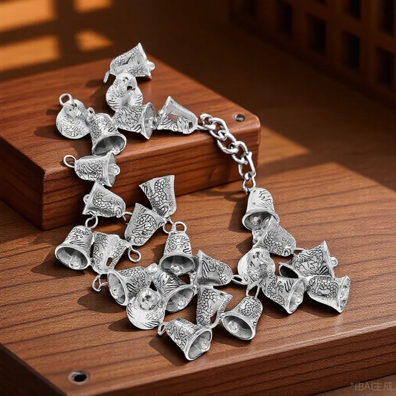 

30Pcs Fashionable Finish Bell Charms for DIY Accessories Sweater Chain Keyring Christmas Decoration Kit