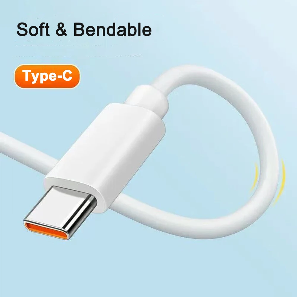 Cable USB a tipo C para monitoreo de cámara inteligente, Cable de carga Ultra rápida 6A, Cable de extensión, 1 M, 2 M, 3 M, 5M