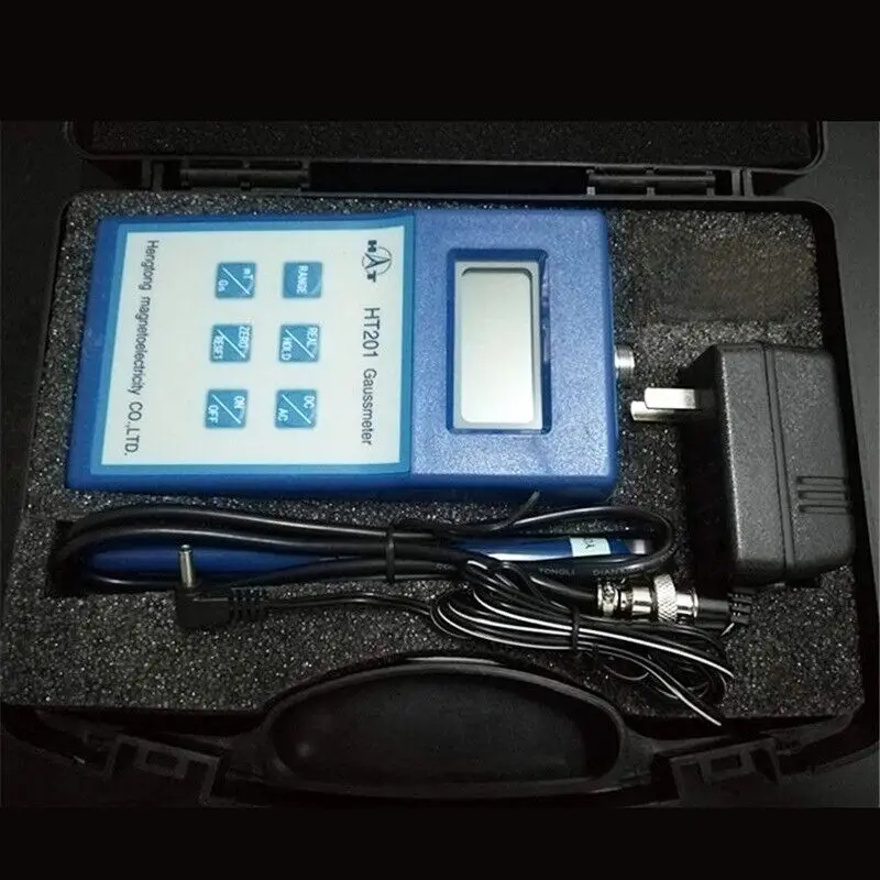 HT201 Digital Gauss Meter Meter 10Hz~200HZ 0-200mT-2000mT Factory Product