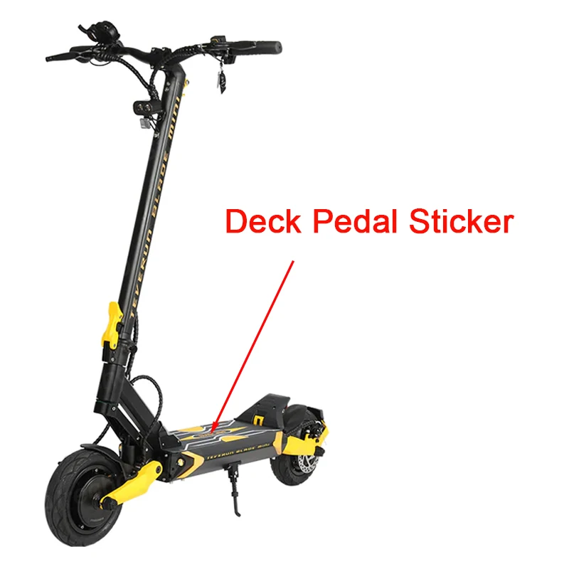 Original Deck Pedal Sticker for Teverun Blade Mini Electric Scooter Foot Deck Cover Non-slip Pedal Mat Spare Parts