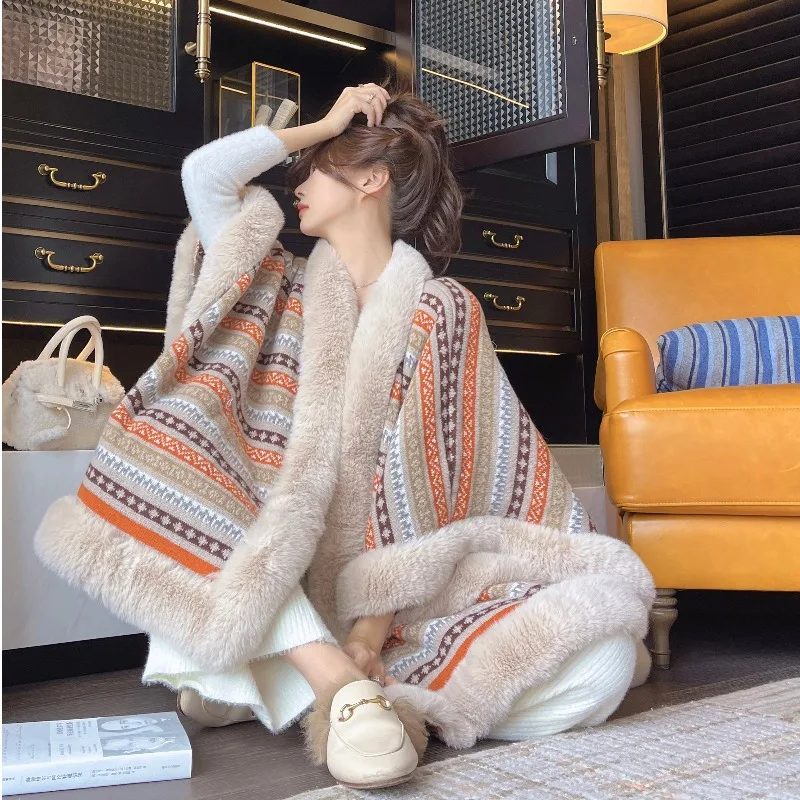 

Ele Lazy Sle Cowl Ne Wrap Coat oulder Outerwear Travel Photoaphy High Faion Gentle Lady's Coat Long Sve Loos...