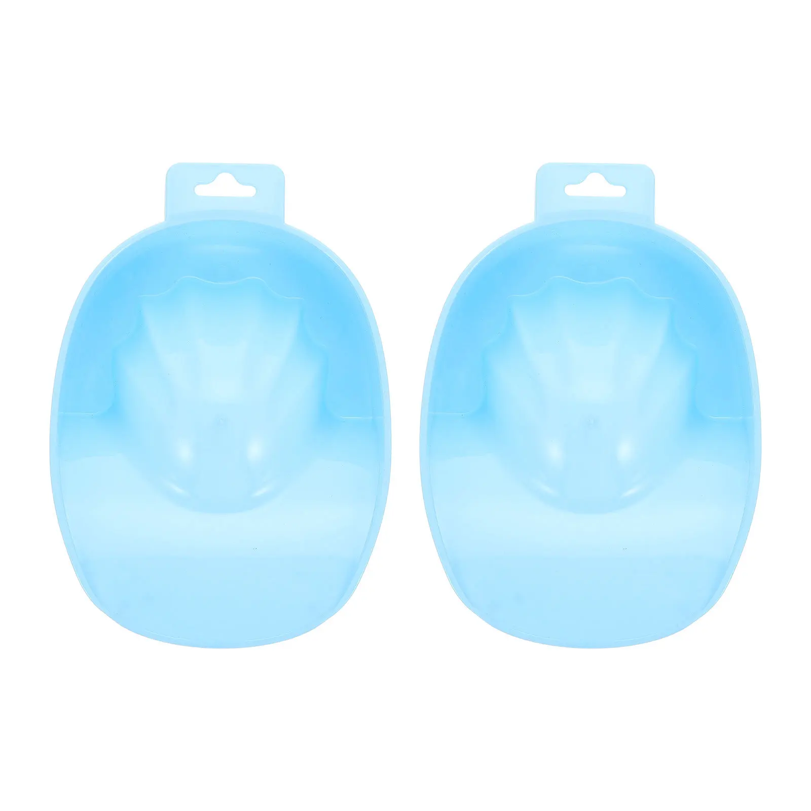 2 Stücke Nagel Einweichen Schalen Premium Kunststoff Maniküre Spa Werkzeug Professionelle Nail art Einweichen Tablett für Handpflege Entferner