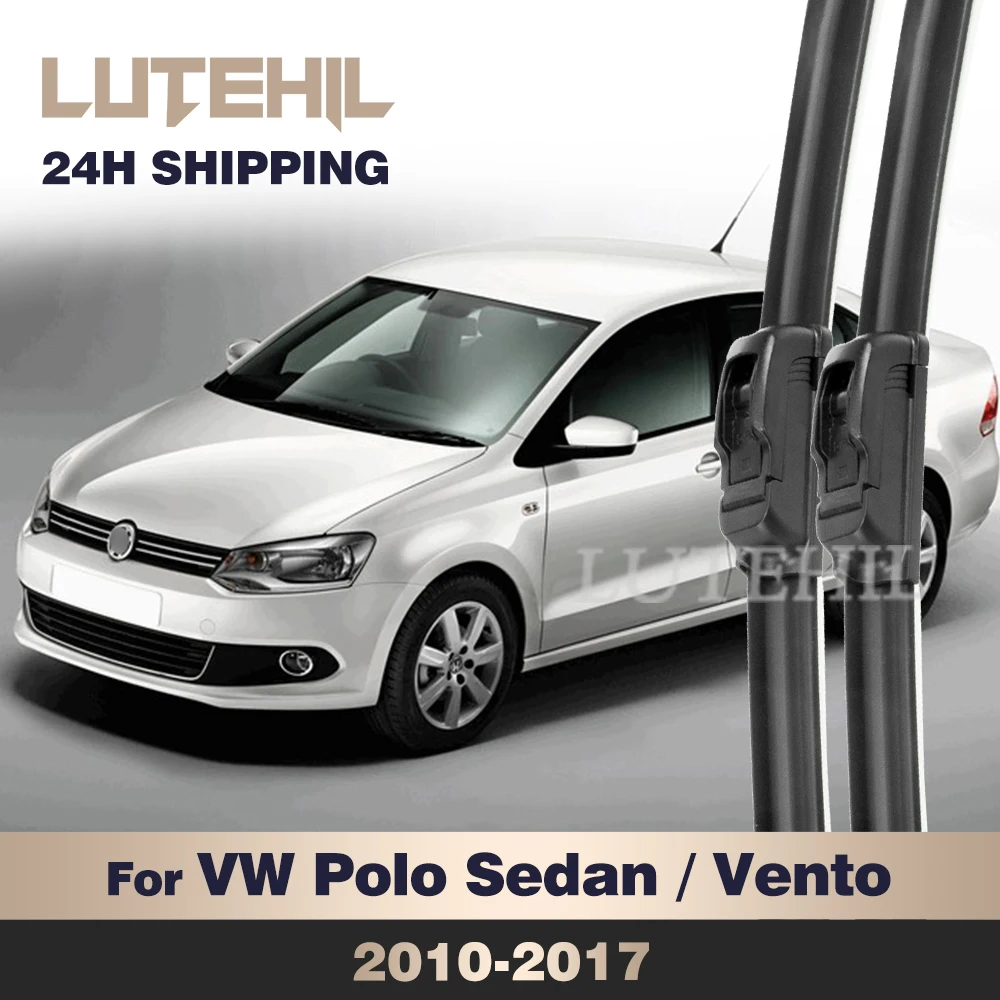 For VW Polo Sedan / Vento 2010-2017 2011 2012 2013 2014 2015 2016 Wiper Front Wiper Blades Windshield Windscreen Window 24