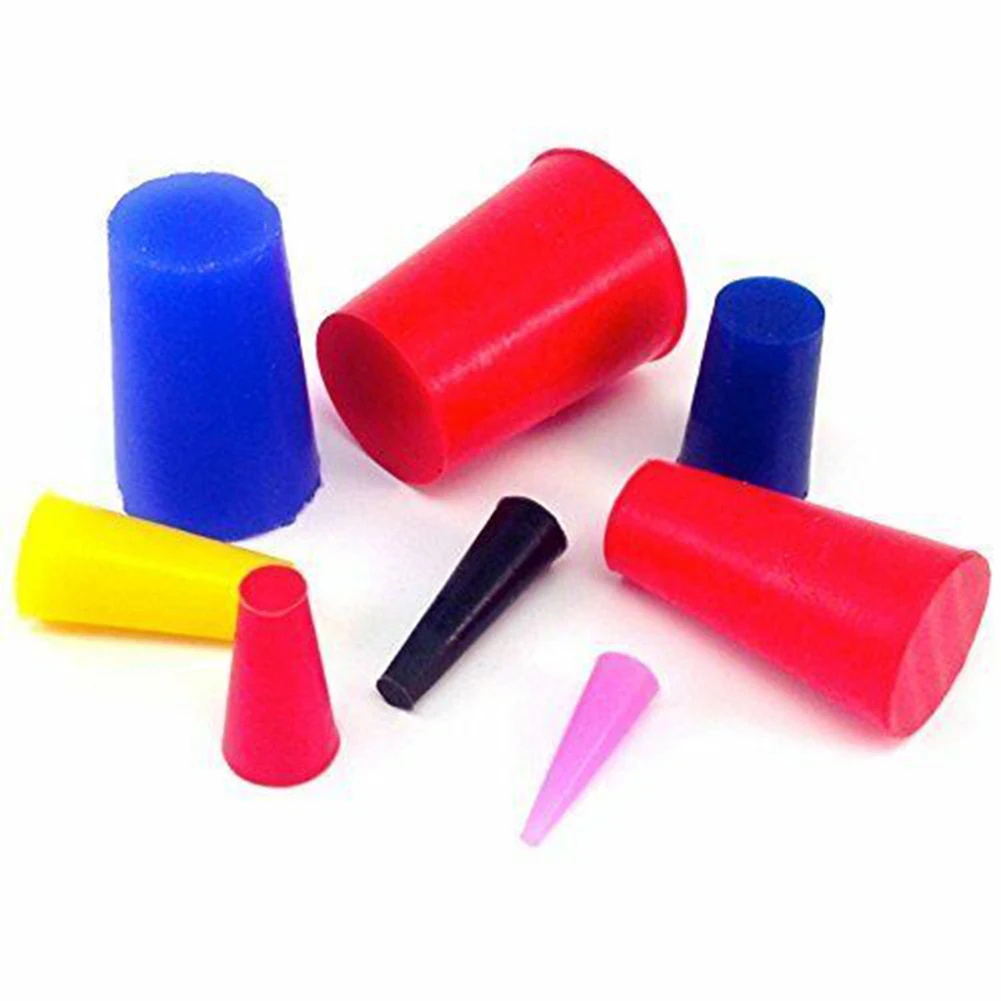 High Quality Tapered Plug Silicone Rubber 40Pcs Useful 1/16\