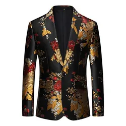 30 Styles Formal Suit Jacket Luxury Jacquard Men Wedding Party Blazer Dinner Tuxedo Jacket Streetwear Dress Coat Plus Size 6XL-M