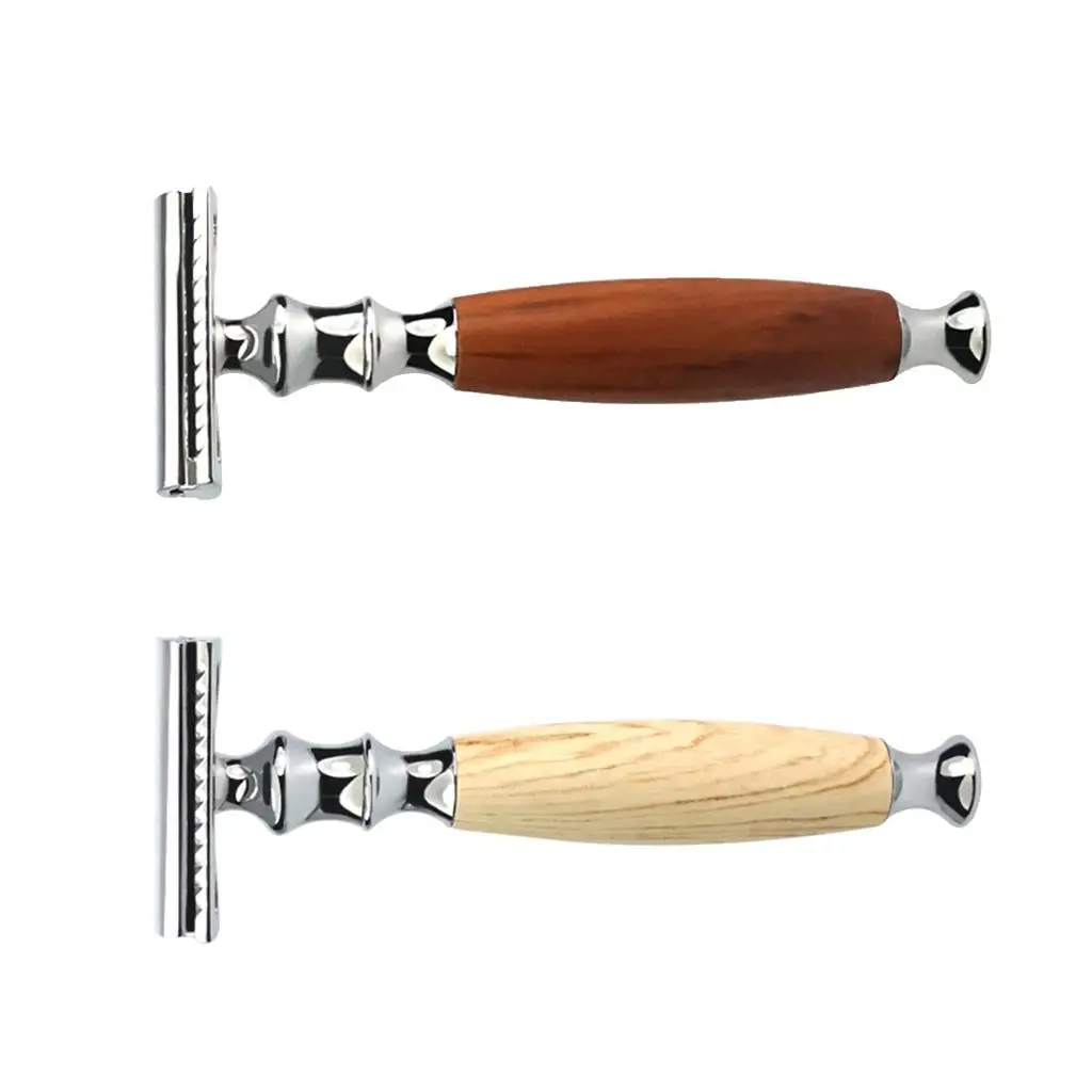 Classic Alloy Double Edge Safety Razor Precision Engineered Vintage Shaver for Men Close Smooth Grooming