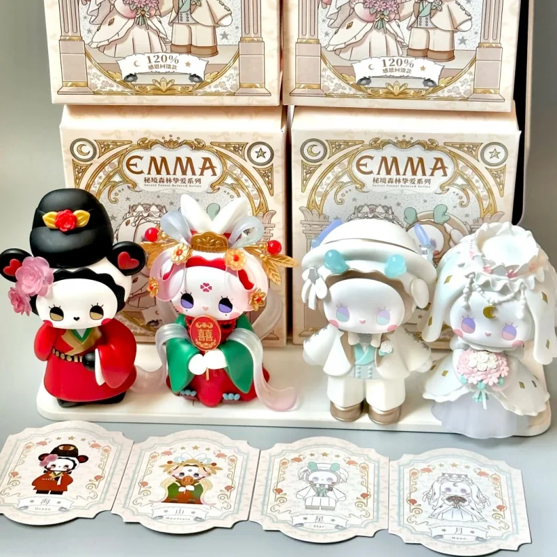حقيقي في المخزون إيما سيكريكت فورست الحبيب سلسلة صندوق أعمى كايكسا كاجا سطح المكتب زينة زخرفية فتاة عيد ميلاد مفاجأة هدية #1