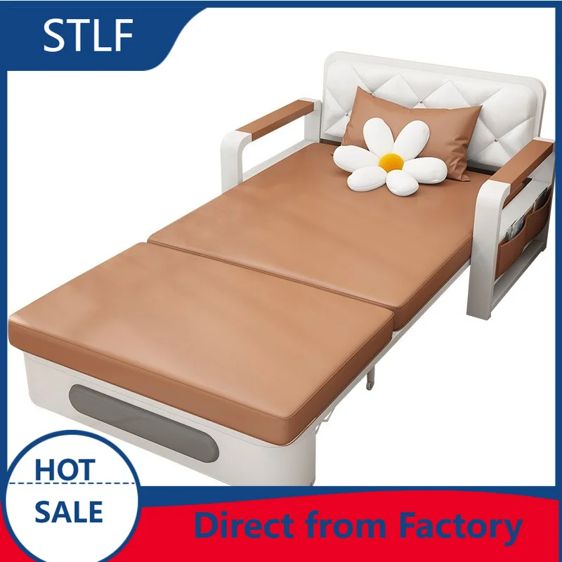 Best Price Modern Washable Tech Cloth Storage Folding Sofa Bed  Carbon Steel Frame Living Room Furniture