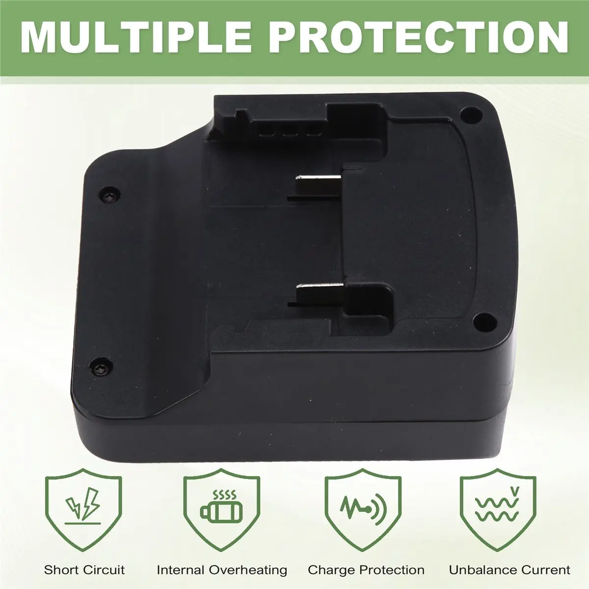 DT81 Upgrade Battery Adapter Converter for Hitachi to Fein 18V Cordless Tool,Power Tool Battery Converter Cordless Tool Black