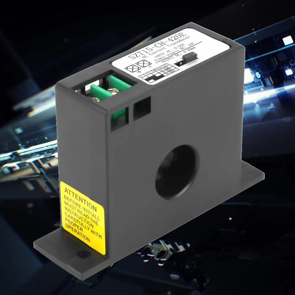 SZT15-CH-420E High Precision AC Current Transducer 0-50A Industrial Grade Transmitter Sensor with US Stock Fast Delivery