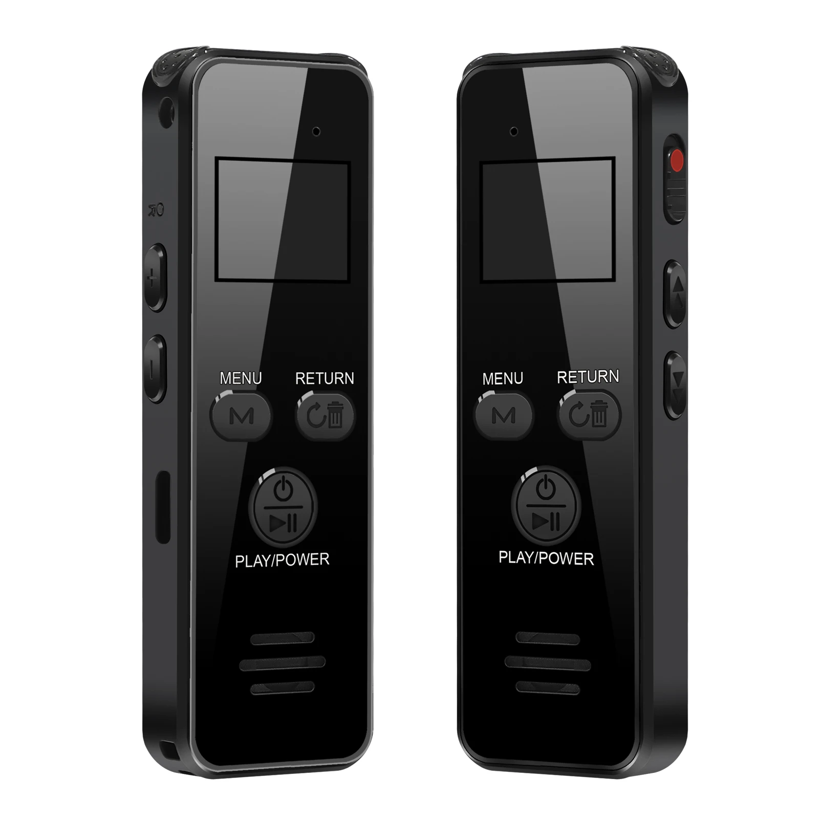 Telele V59 Digital Voice Recorder for Lectures Meetings Voice Activated Recording Device Dictaphone with WAV MP3 Player