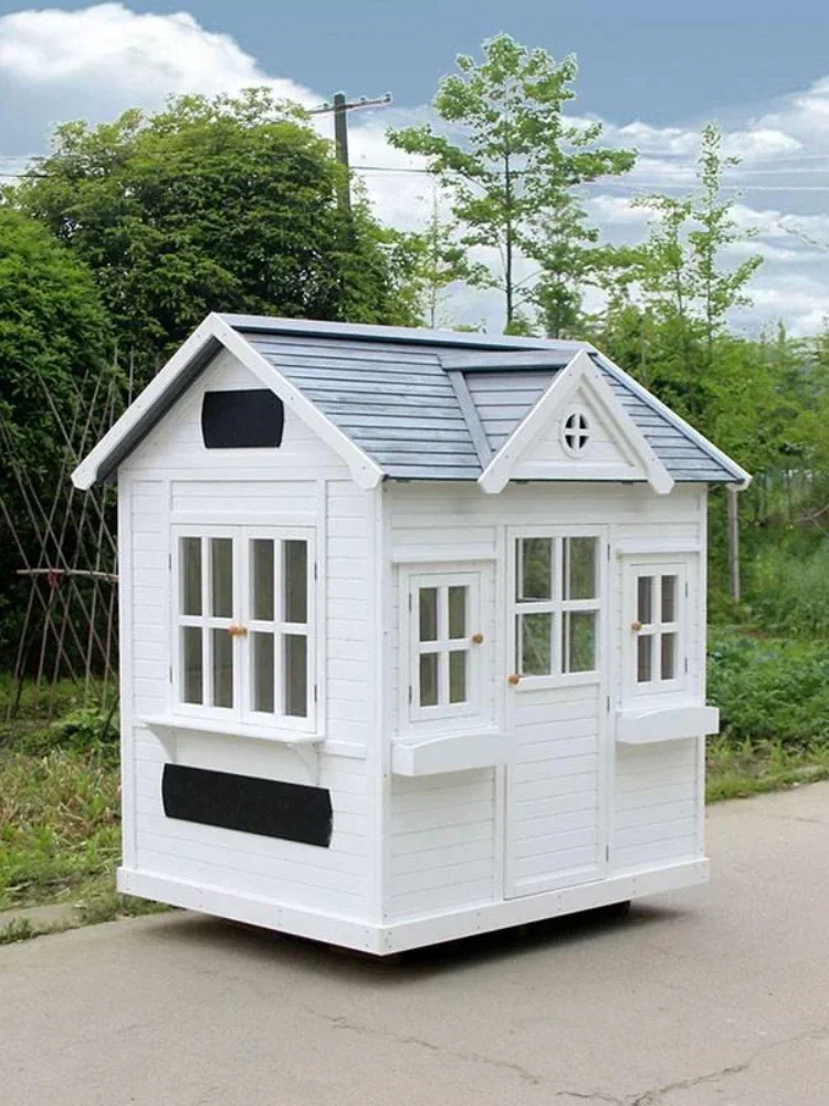 Outdoor Cottage Children's Game Room Assembly Tree House Wooden House Moving Wood Antiseptic Wood Mutual Moving Wooden House