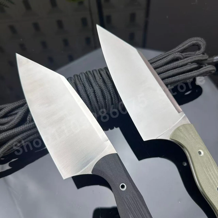 

Нож с фиксированным клинком 4010BK-01, сталь D2, рукоять G10, прочный и универсальный, для обеих рук, практичный нож для резки, подарок для мужчин