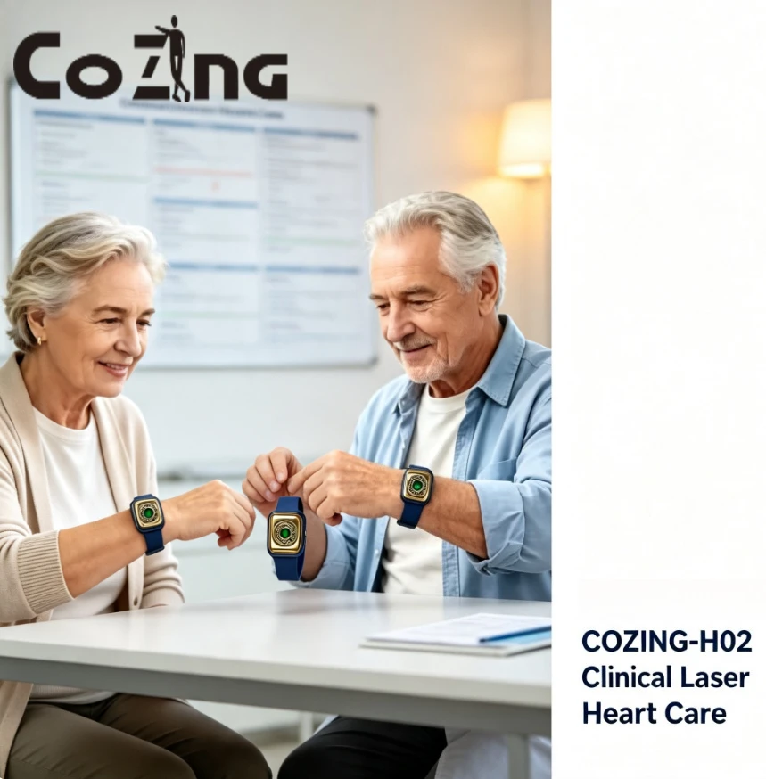 No Side Effect Laser Physiotherapy – 650nm Diode Blood Irradiation Promotes Flow for Home Care