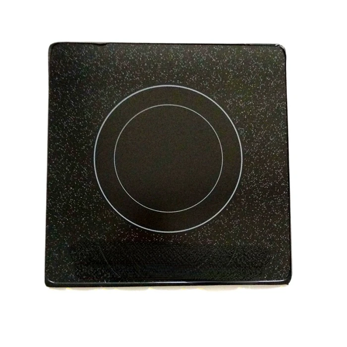 Flat microwave oven steamed cubic light wave furnace ceramic plate/bottom plate/microcrystal plate 26X26CM circle