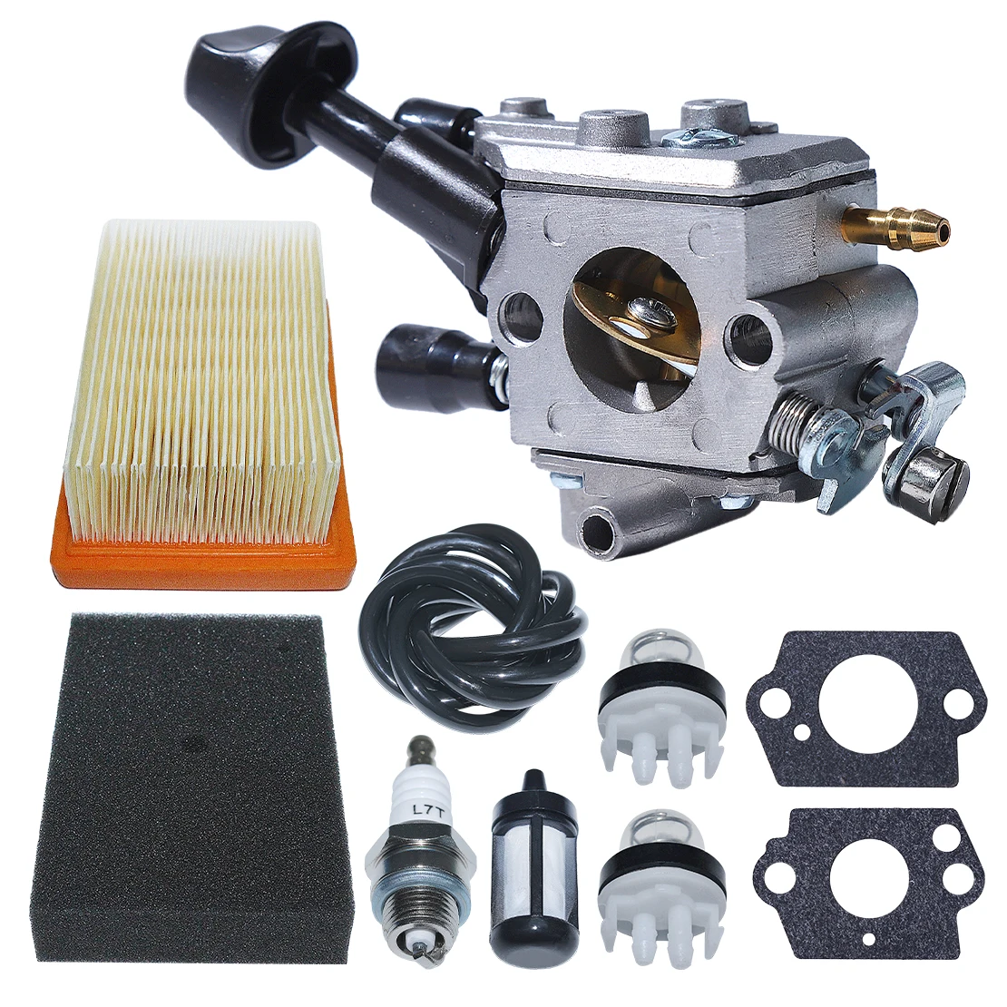 Carburetor Air Filter Kit For Stihl BR350 BR430 BR450 SR430 SR450 Backpack Blowers Replaces Zama C1Q-S210 C1Q-S210B C1Q-S209C