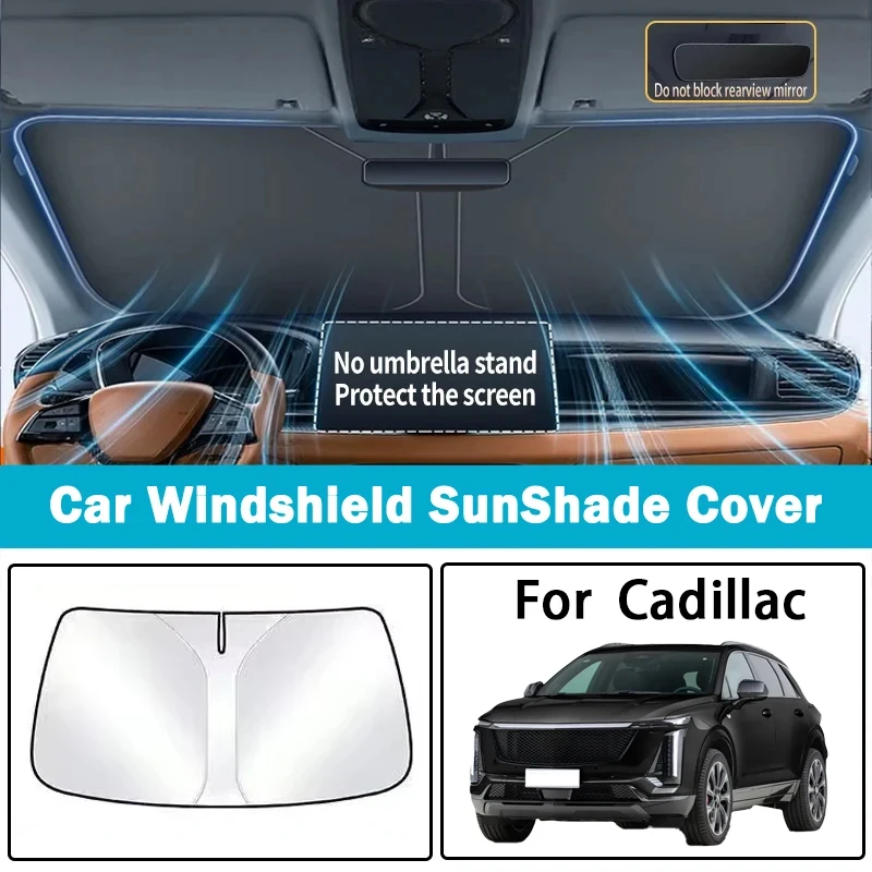 

Suitable for Cadillac XT6/XT5/CT4/CT5 car sunshade sunscreen heat insulation front windshield parasol