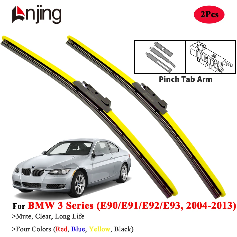 

LNJING Wiper Blades For BMW 3 Series E90 E91 E92 E93 2004-2013