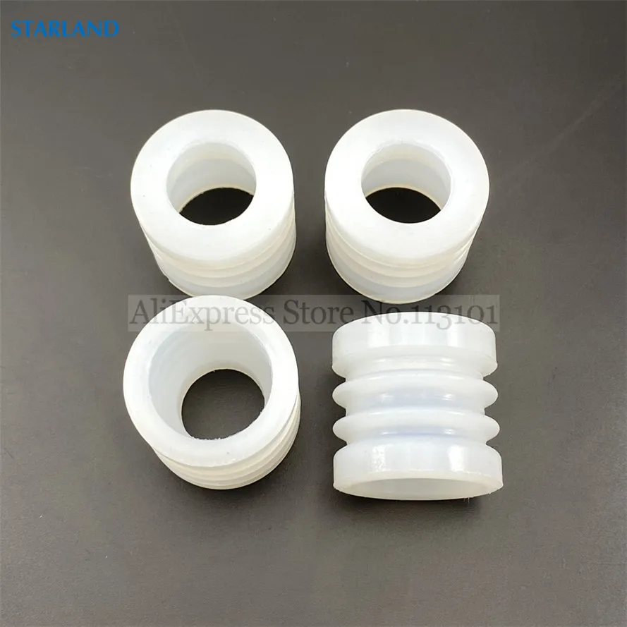 4 في 1 حلقات الأكمام المموجة تركيبات آلات الآيس كريم BQ قطع الغيار استبدال القطر الخارجي 4 سنتيمتر