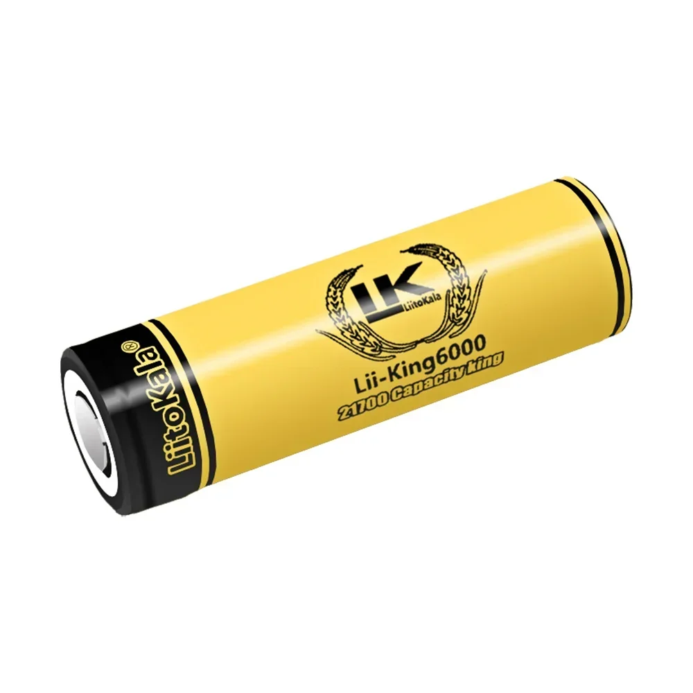 1-16PCS LiitoKala King6000 3.7V 21700 6000mAh Top High-performance Rechargeable Battery for power tools and flashlight