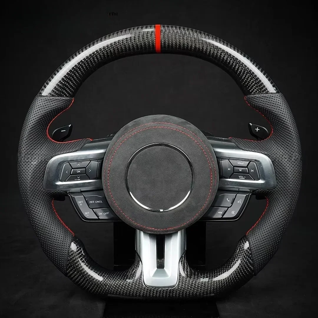 

Magnetic Paddle Shifters Paddle Shifter For Mustang GT Shelby 2015-2023 Steering Wheel With Aluminum Alloy Spare Paddle Pads