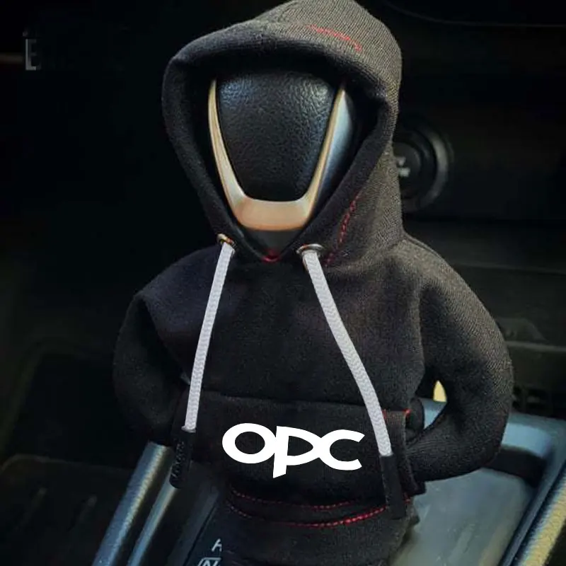 Sudadera con capucha para cambio de marchas de coche, cubierta de cambio, decoración de manija de engranaje OPC para Opel Astra G H J K F Corsa D