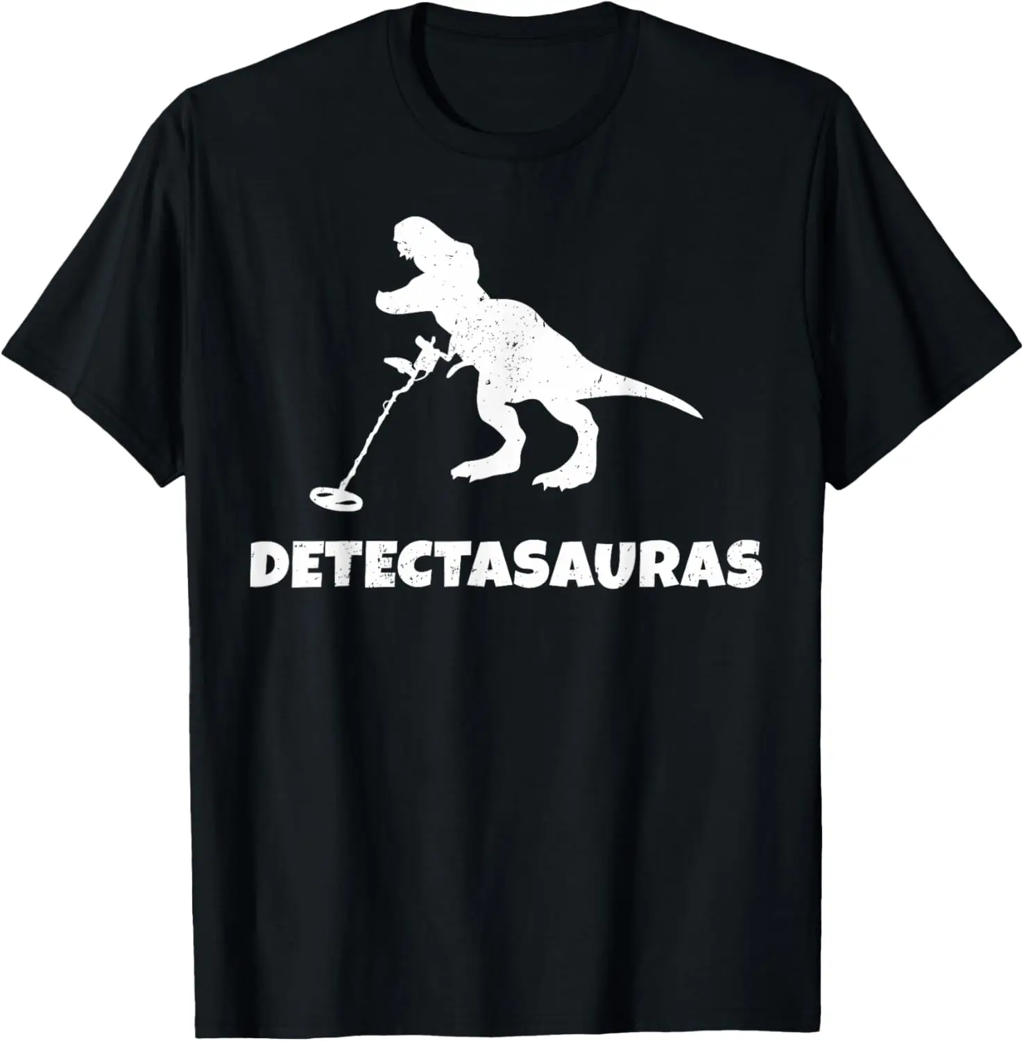 Funny T Rex Metal Detector Detecting Treasure Hunting Gift T-Shirt