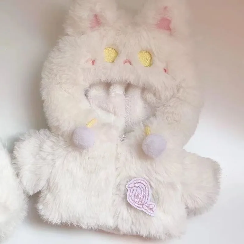 Adorable Delicacy Furry Doll Clothes Cartoon Jumpsuit Cotton Doll Plush Toy Replacement Clothing Kids Toy Gifts Doll Xmas Gift
