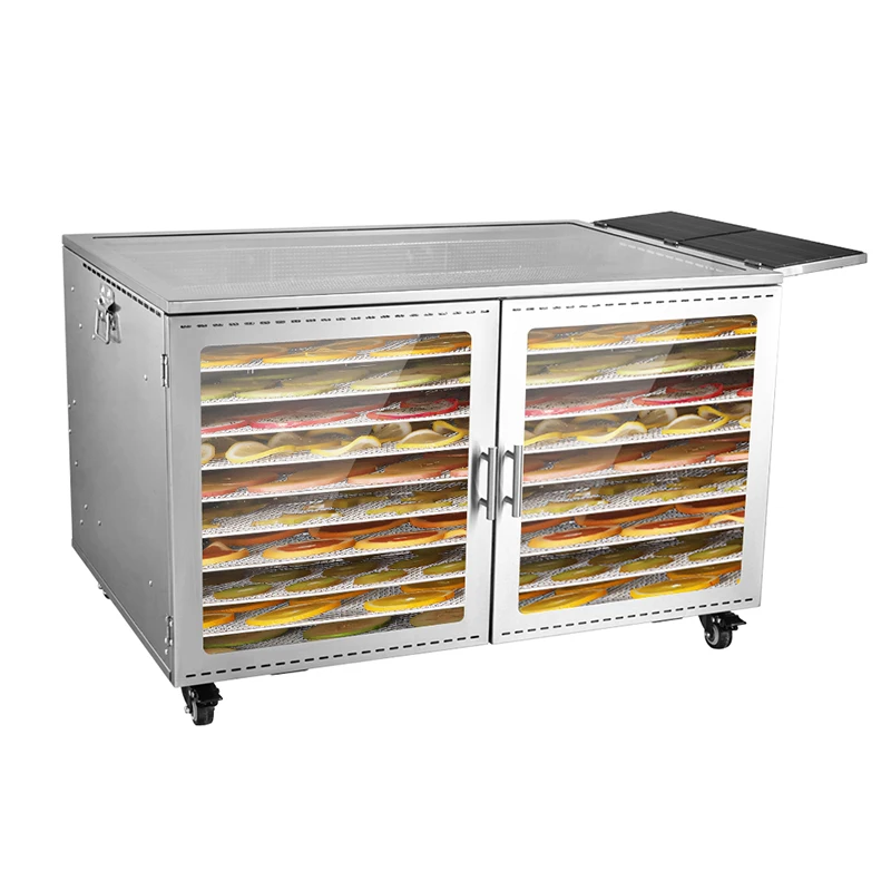 

Commercial 10-Tray Stainless Steel Solar Dehydrator for Fruits & Vegetables