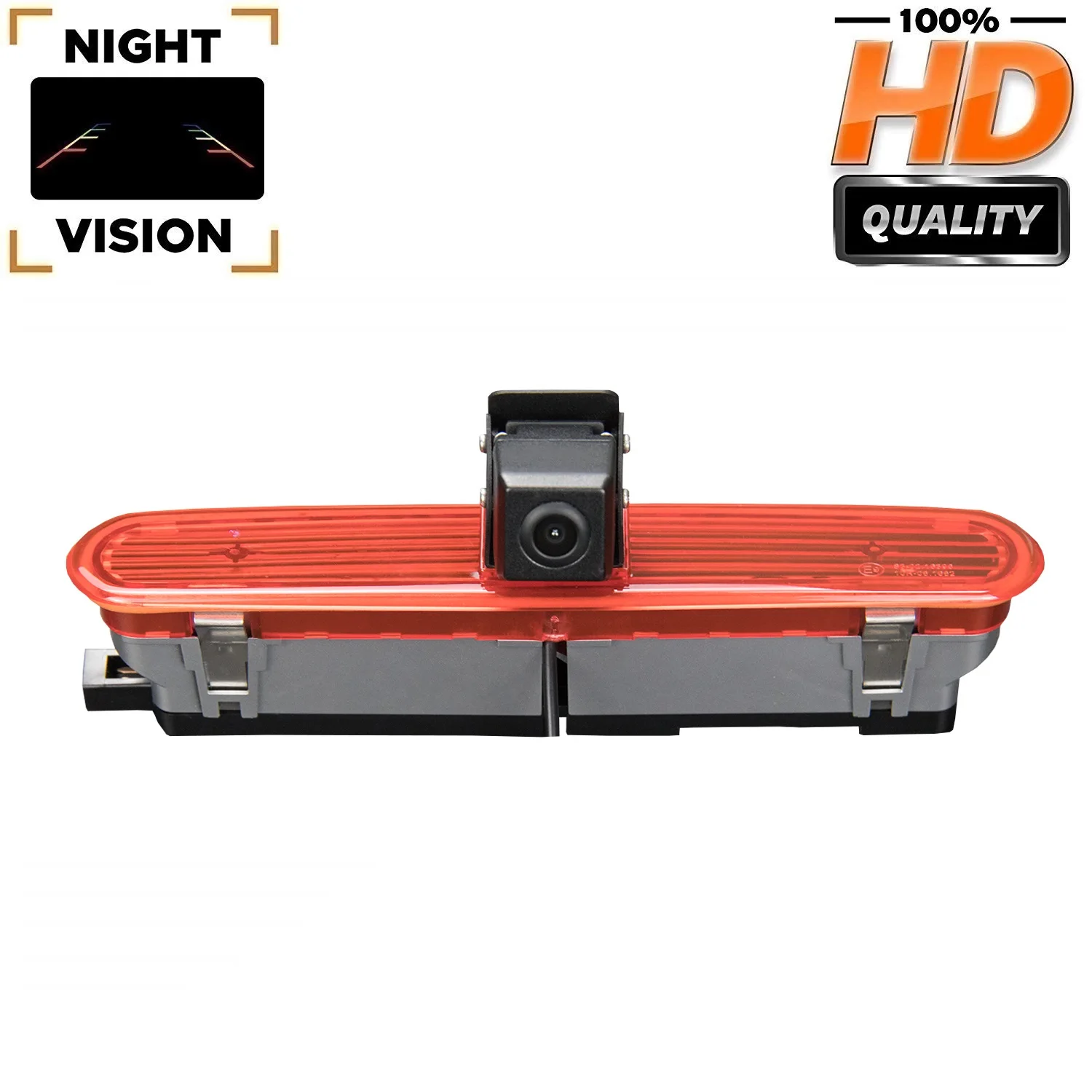 E9 HD 720P 3rd Brake Light Camera for Fiat Doblo 263 Van (2010-Present)/Opel Combo (2011-2018),Rear View Backup Reversing Camera