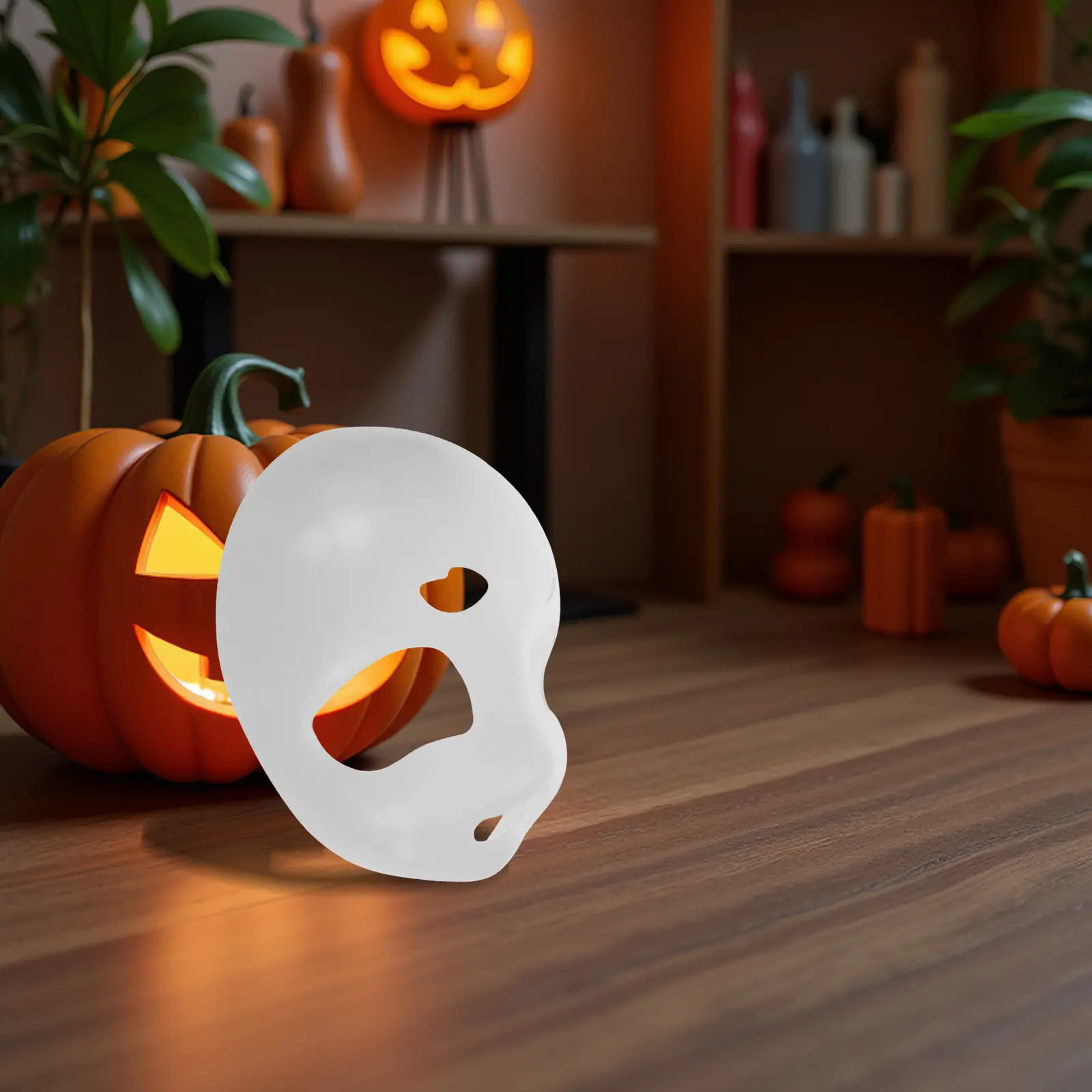 

Unpainted White Fursuit Head Base Plastic Mask Blank Animal Costume Accessory DIY Halloween Masquerade Party Cosplay Anime Event