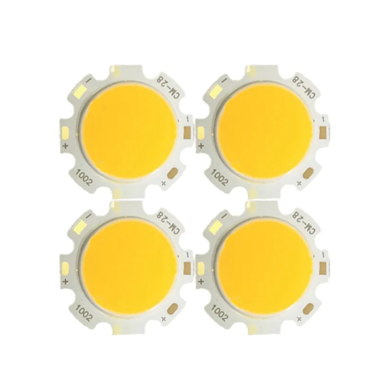 3W 5W 7W 10W COB LED CHIP lamp Warm White 3000-3200K Pure white 6000-6500K surface light source 300mA  Sansn Chip 5PCS