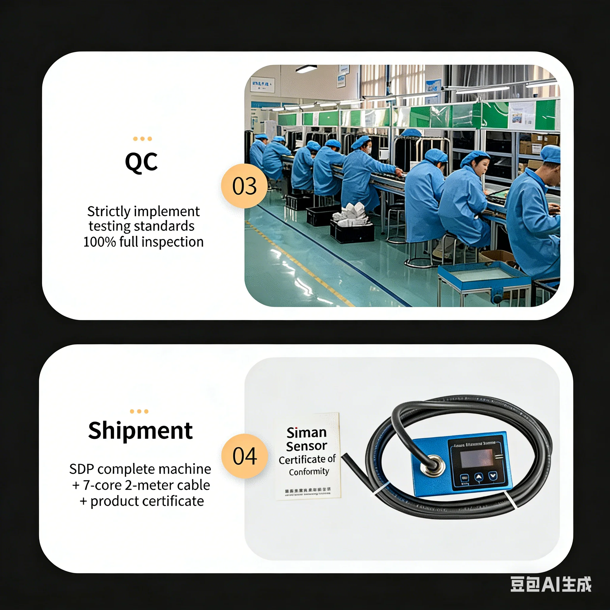 Siman SMW Ultrasonic Water Level Sensor 24V NPN/PNP Output 15m Detection Distance Robot Obstacle Avoidance Warehouse Positioning
