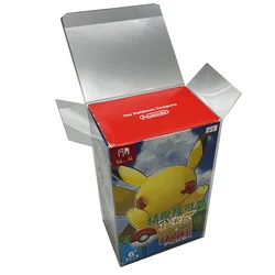 Pudełko wystawowe do zbierania Pokémon: chodźmy, Pikachu!/Nintendo NS gry przezroczyste pudełka do przechowywania TEP Shell cowl Case