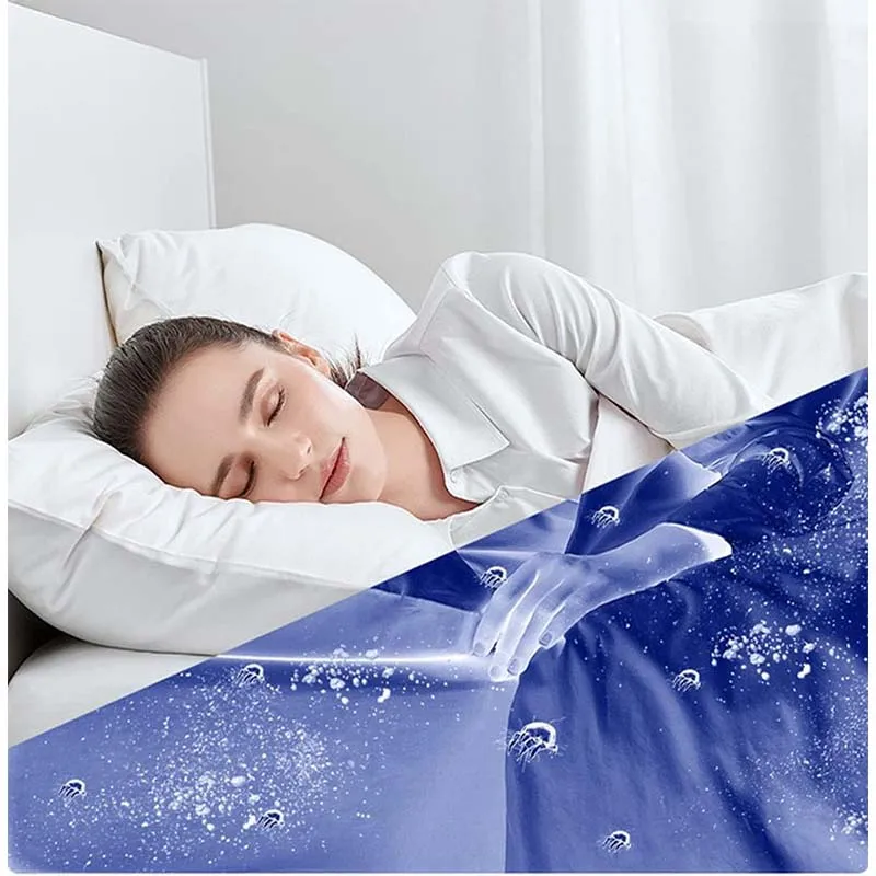 Wireless Mattress Vacuum Handheld Mite Remover Cordless Powerful Suction Cleaner for Cleaning Bed Pillows Clothes Sofa