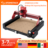 Atomstack C4 PRO CNC Engraving Machine 0.1mm Positioning DIY Engraving Accuracy For Metal Wood Printed Circuit Boards