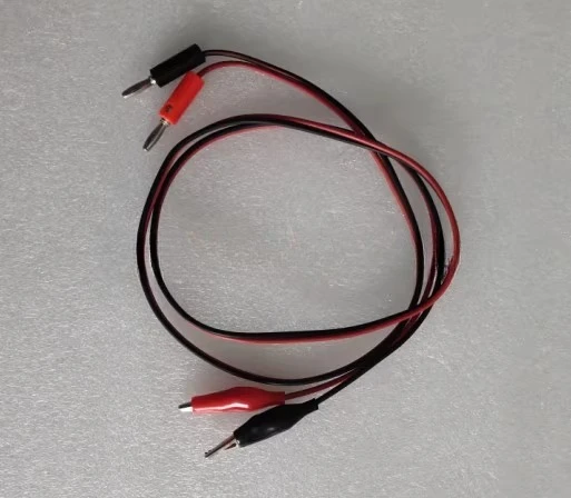 

Spare Parts Matching Box Type Electric Pressure Calibrator Special Test Line Black and Red in-line Clip Type Connecting Cable
