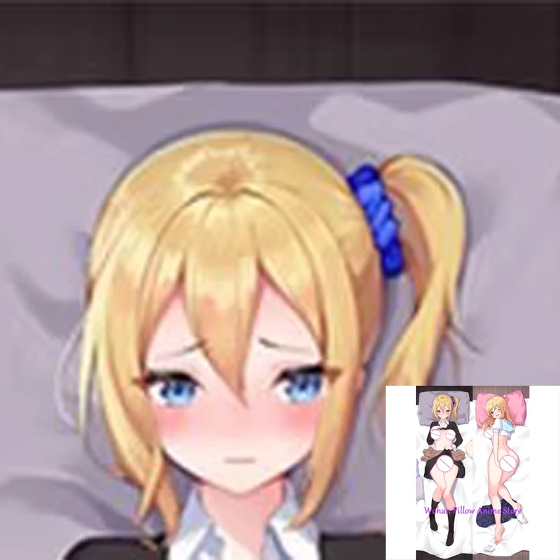 

Dakimakura Anime Pillow Cover Ai Hayasaka Double Sided Print Life-size Halloween Christmas Decoration